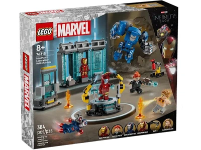 Конструктор Lego Marvel Лаборатория Железного Человека: Зал доспехов (76315)