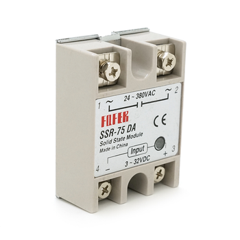 Твердотільне реле FQFER SSR-75DA твердотільний комутатор 75А 24-380VAC