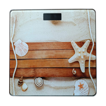 Весы электронные напольные AT-28-3 180кг (100г) Закаленное стекло Beach Landscape