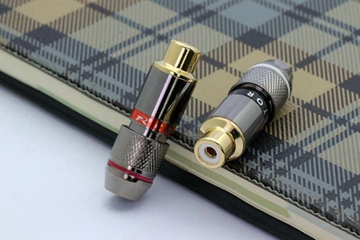 Aкустический разъем под RCA тюльпан (пара)