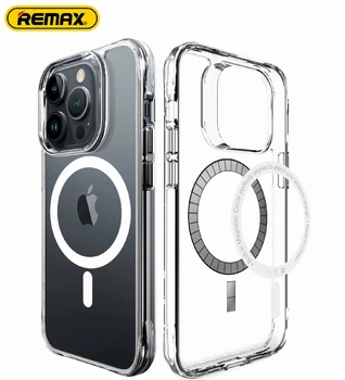 Прозорий чохол iPhone 14 Pro MagSafe Remax Crys Series Magsafe Magnetic Phone Case