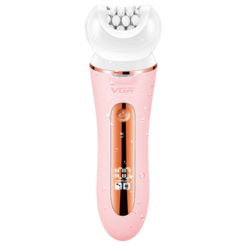 Эпилятор 5 в 1 VGR V-751 5 насадок 600 mAh IPX6 Pink (9098)