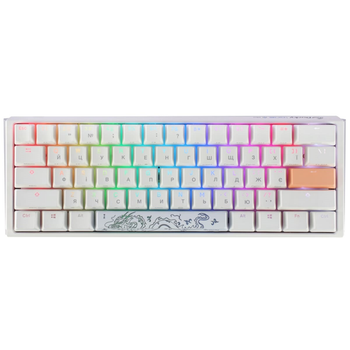 Клавиатура Ducky One 3 Mini Cherry MX Red RGB White UA