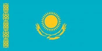 Флаг Казахстана (Республики Казахстан) 600х900 мм
