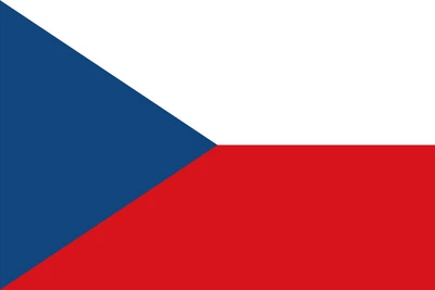 Флаг Чехии (Чешской Республики) 600х900 мм