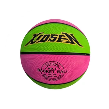 Мяч баскетбольный Xidsen размер 3 Green/Pink 25714921