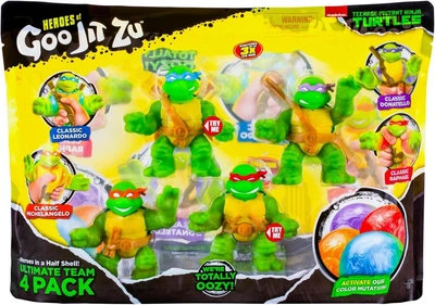 Набір фігурок тягучок Heroes of Goo Jit Zu Черепашки ніндзя (42692)