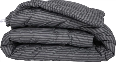 Набір MirSon №156 Сolor Fun Line 17-0611 Stripe Black Ковдра Зимова Односпальна 140х205 Бавовна + Дві наволочки 50х70 (2200010856118)