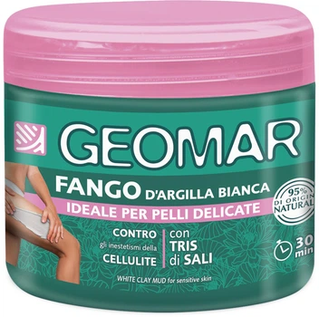 Антицелюлітний грязьовий засіб Geomar Body для чутливої ​​шкіри з білою глиною 650 мл (8003510036189)