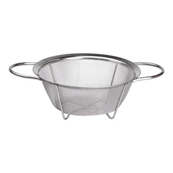 Дуршлаг с двумя ручками Zhongjing HP-19-2-20CM ⌀20 см сито для муки из нержавеющей стали