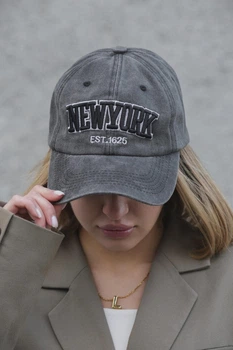 Жіноча Кепка Бейсболка Without New York Gray 500695234