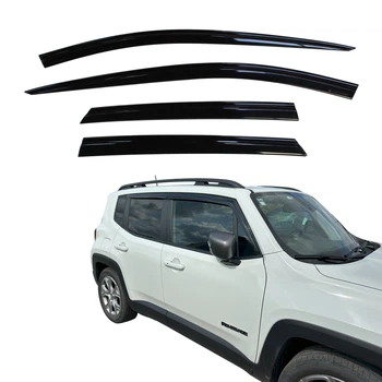 Дефлекторы окон ветровики Jeep Renegade 14- 4шт CLOVER Джип Ренегат АМ0054916