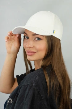 Бейсболка унисекс Braxton Патріотична 59261 56-60 Белый (59263)