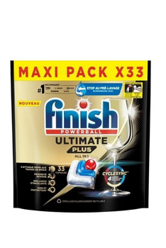 Таблетки для посудомийної машини Calgonit Finish Ultimate Plus All in One 33 шт (3665468401560)