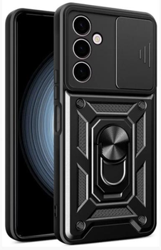 Чехол Camshield c кольцом-подставкой на Samsung Galaxy A16 (4G) / black