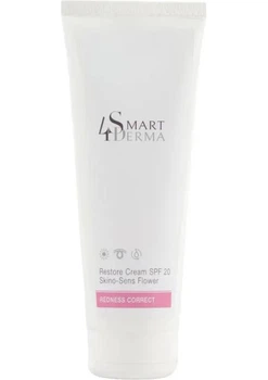 Зміцнюючий денний крем для чутливої та куперозної шкіри SPF 20 Smart4Derma Redness Correct RESTORE CREAM SPF 20 SKINO-SENS FLOWER 230мл