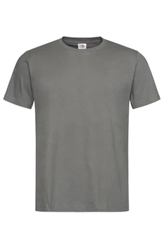 Футболка чоловіча бавовняна М REAL GREY (справжній сірий)