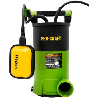 Дренажно-фекальний насос ProCraft PN27 (750Вт, кабель 10м, з поплавцем)