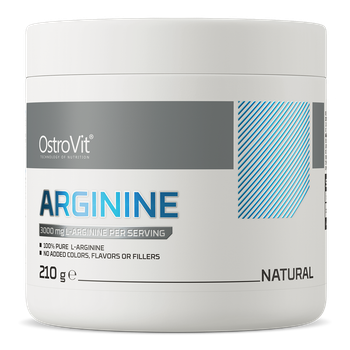 Аргінін, Arginine, OstroVit, 210 грам (Без смаку)