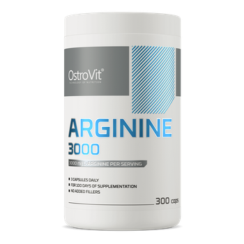 Аргінін, Arginine 1000, OstroVit, 300 капсул (Без смаку)