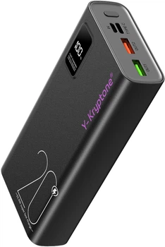 УМБ Y-Kryptone GT-23 20000 mAh 22.5W Black (YK-GT23-B)