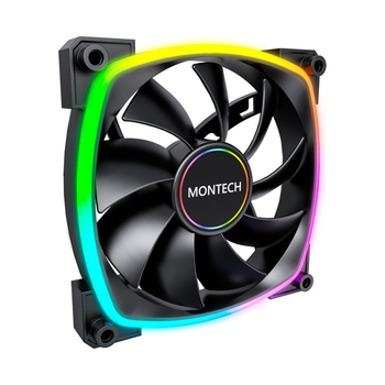 Кулер для корпуса MONTECH AX140 PWM BLACK[122810]