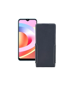 Чохол-флип з екошкіри для телефону FiGi Note 1C Чорний матовий
