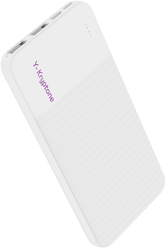 УМБ Y-Kryptone N-13 Ultra Slim 10000 mAh White (YK-N13-WH)