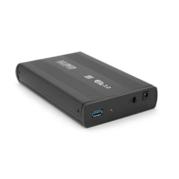 Карман 3,5"алюминиевый корпус,интерфейс USB3.0 SATA, Black
