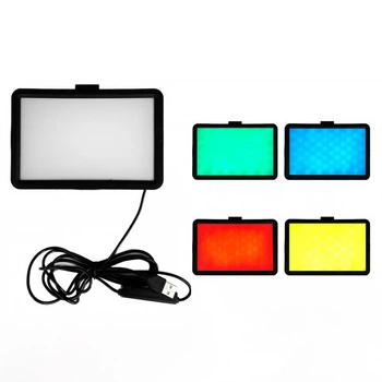 LED-видеосвет 16 см 6 дюймов Viva VL16 9 filters 120 LED USB 12 Вт,2 В