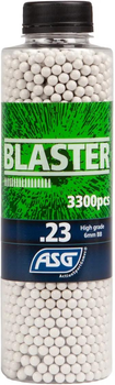 Страйкбольные шарики ASG Blaster White 6 мм 0,23 г 3300 шт