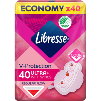 Гігієнічні прокладки Libresse Ultra Normal Soft 40 шт (7322540235876)