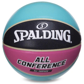 Баскетбольний м'яч №7 Поліуретан SPALDING ALL CONFERENCE для зали для вулиці 76895Y