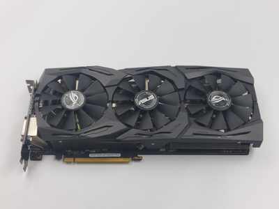 Відеокарта Asus PCI-Ex GeForce GTX 1070 ROG Strix 8GB GDDR5 (256bit) (1506/8000) (DVI, 2 x HDMI, 2 x DisplayPort) (STRIX-GTX1070-8G-GAMING)