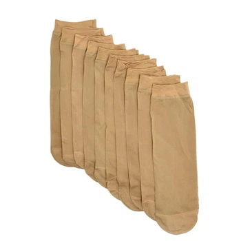 Капронові жіночі шкарпетки SuperSox Коричневі, 10 пар/36-42р.