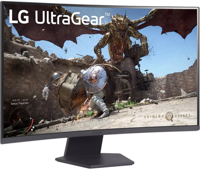 Монітор 32" LG Curved UltraGear 32GS60QC-B