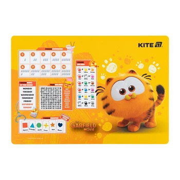 Покрытие на стол Kite Garfield "Котёнок Гарфилд" 500 мм 42.5х29 см пластик оранжевый (GF25-207)
