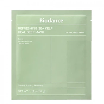 Маска гидрогелевая освежающая с морскими водорослями BIODANCE Refreshing Sea Kelp 34g
