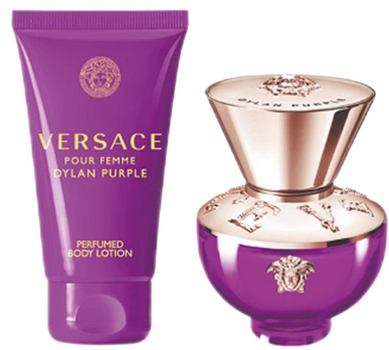 Zestaw damski Versace Dylan Purple Pour Femme woda perfumowana 30 ml + krem do ciała 50 ml (8011003893690)