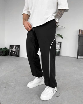 Чоловічі спортивні штани OVERSIZE XL Чорні (GF-871)
