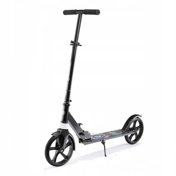 Самокат HyperMotion CITY SWIFT 2 Digital lion HYP16B для детей и взрослых до 100 кг черный