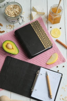 Книга для записів кулінарних рецептів "Recipe book" А6 16,5х13см (NB-117-3)