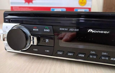 Автомагнітола з Bluetooth USB та AUX JSD Tool Tech універсальна 1DIN з FM та MP3-плеєром Чорний