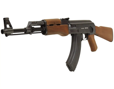 Дитячий Автомат Калашнікова АК-47 Cyma ZM93 на кульках 6 мм, 87 см, метал та пластик Коричневий