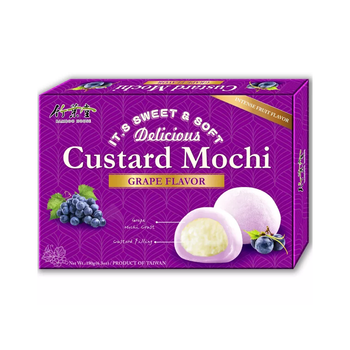 Пирожное моти Bamboo House Gustard Mochi Grape Flavor 180 г