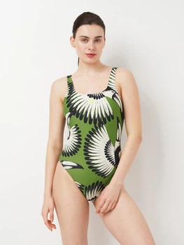 Купальник суцільний жіночий Adidas Farm Swimsuit JF6034 38 Cregrn/Bopink (4067901989397)