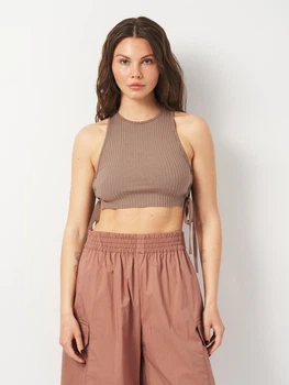 Футболка женская Zara 8588/277 L Коричневая (00858827706045)