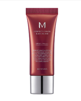 BB-крем тональный Missha M Perfect Cover BB Cream SPF42 / PA+++ 21 Light Beige 20 мл