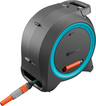 Котушка Gardena Dual Hose Box настінна/наземна 11 мм 25 м Синя (18695-28.000.00)