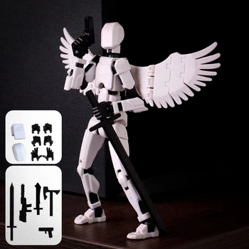 Подвижная фигурка Cyber Doll Белый с крыльями